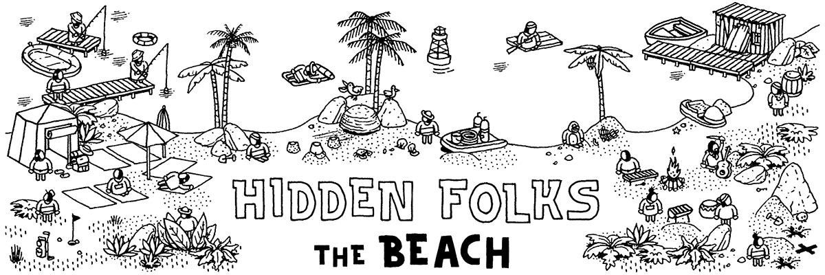 Hidden Folks - The Beach